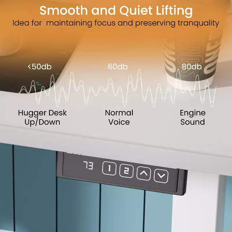 BestMassage Electric Standing Desk Adjustable Height Computer Desk Office Desk