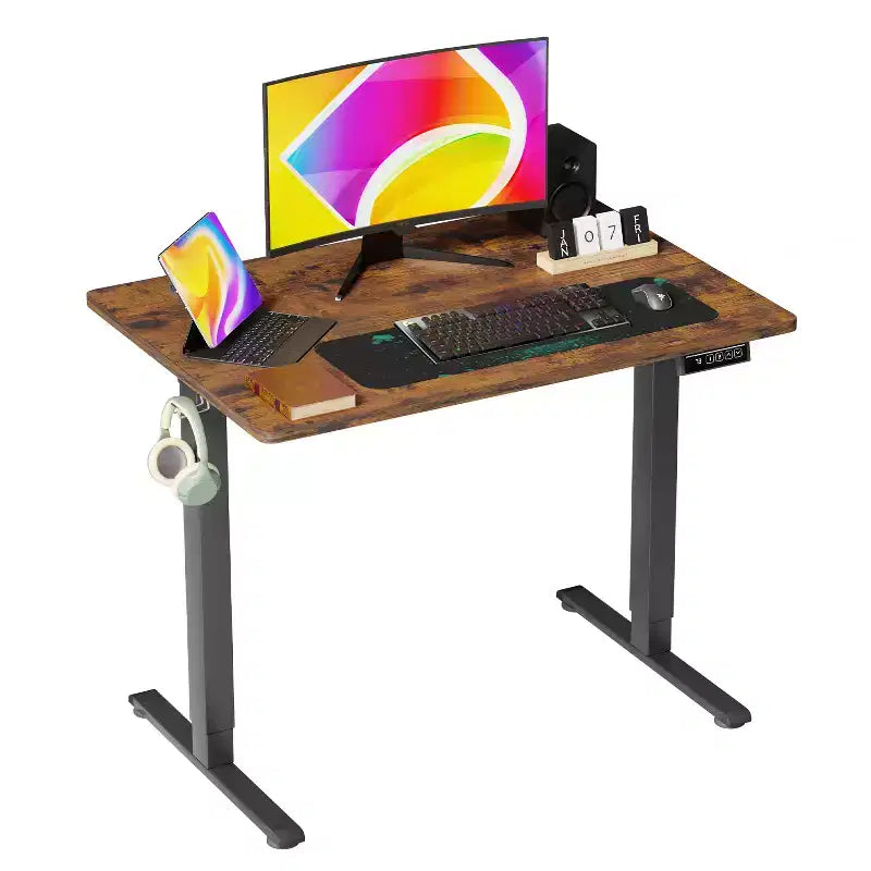BestMassage Electric Standing Desk Adjustable Height Computer Desk Office Desk