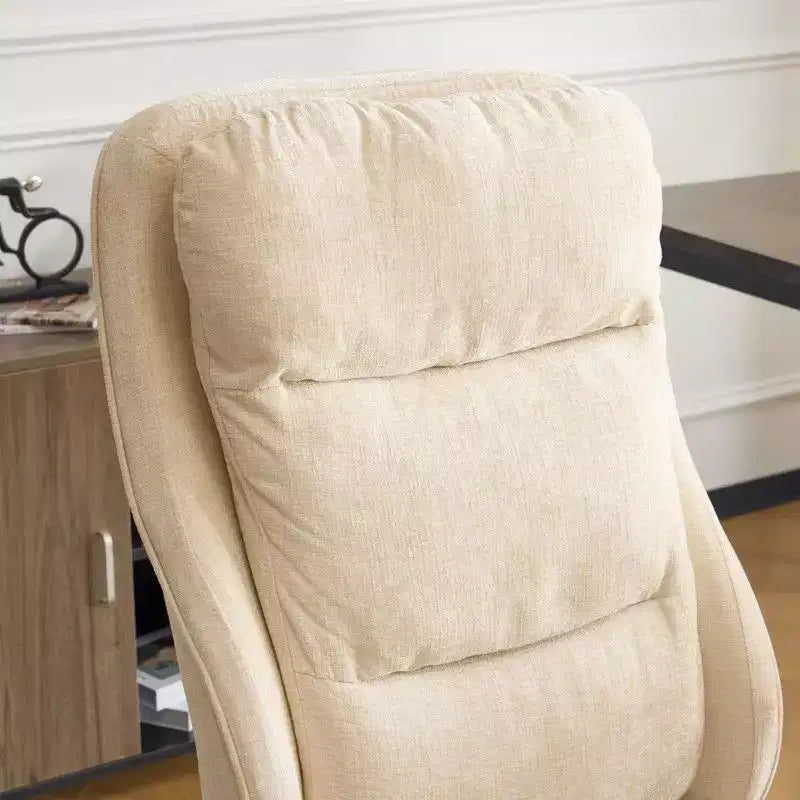 Karl Home Black PU High Back Adjustable Indoor Leisure Swivel Chair