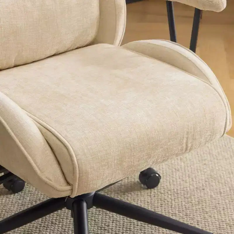 Karl Home Black PU High Back Adjustable Indoor Leisure Swivel Chair