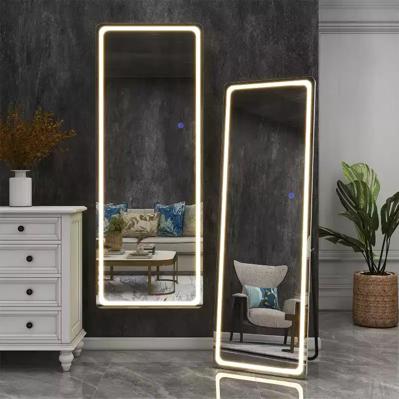 Dovelina LED Rectangle Full Length Mirror Standing Mirror