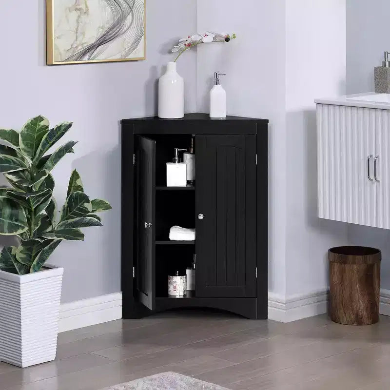 MAYEERTY Sideboard Cabinet Corner Cabinet Free Standing Storage Cabinet for Living Room Bathroom Kitchen