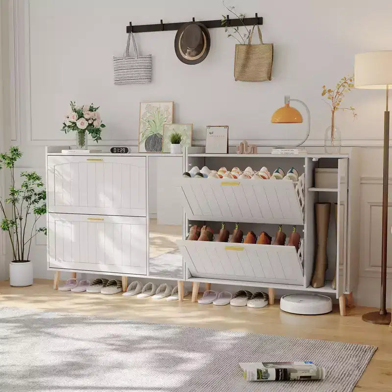 Cabinet, Adjustable Shelf Storage Organiser for Hallway, Bedroom, Living Room