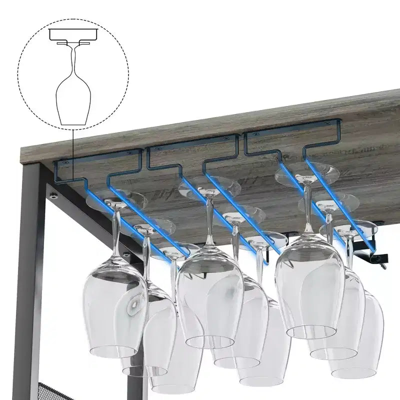 Wine cabinet adjustable detachable storage cabinet for both kitchen and living room