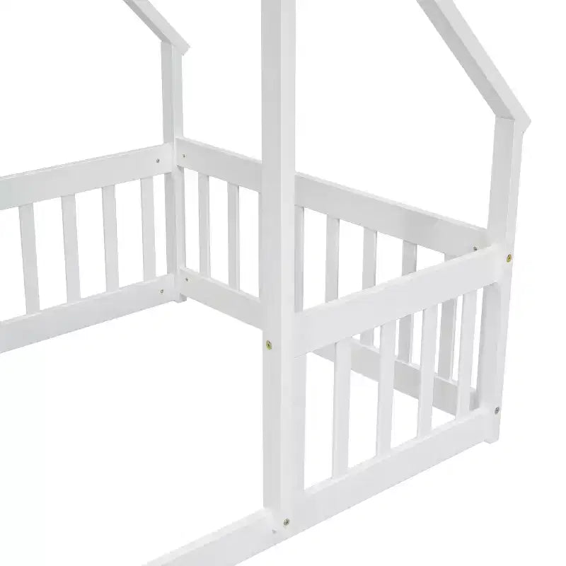 MAYEERTY King Loft Bed Under-Bed Storage High Weight Capacity Heavy-Duty Metal