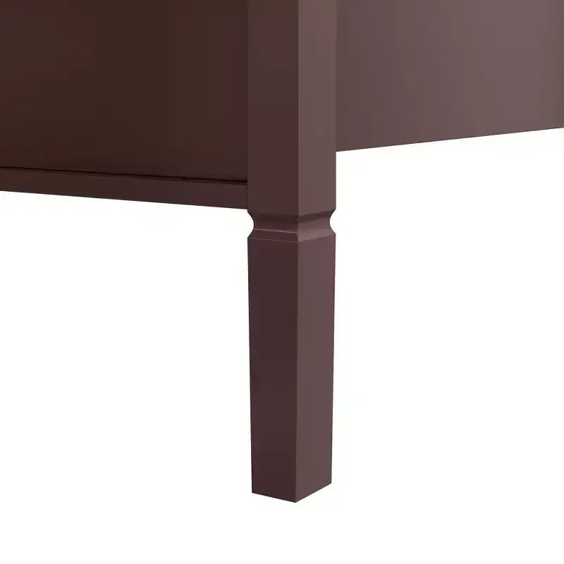 GDFStudio Flores Wooden Canopy Platform Bed with Headboard and Support Legs